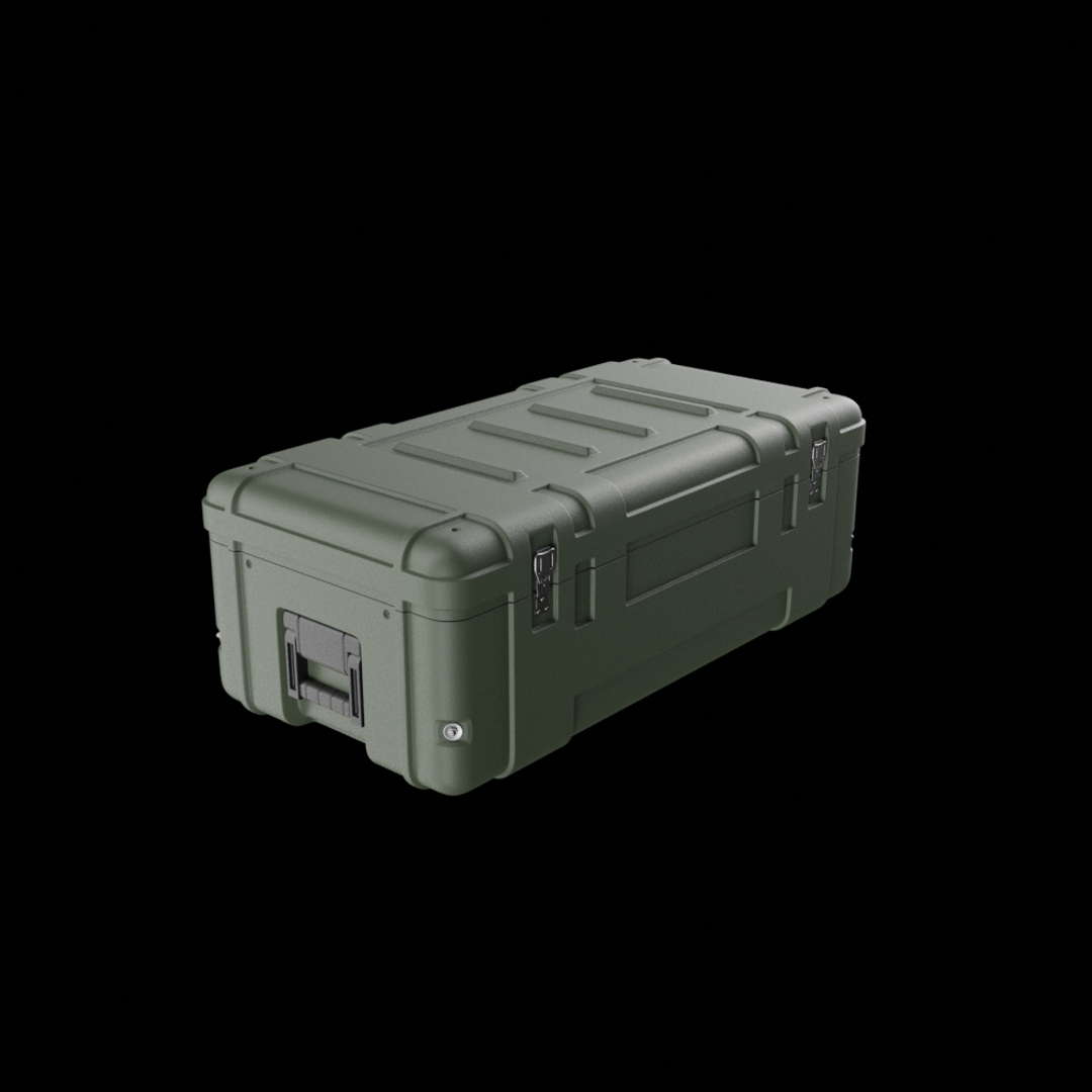 Military crate model TurboSquid 1470898