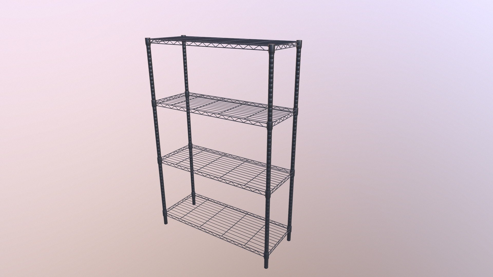 Wire Shelving 3D Model - TurboSquid 2127783