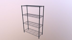 Wire Shelving 3D model