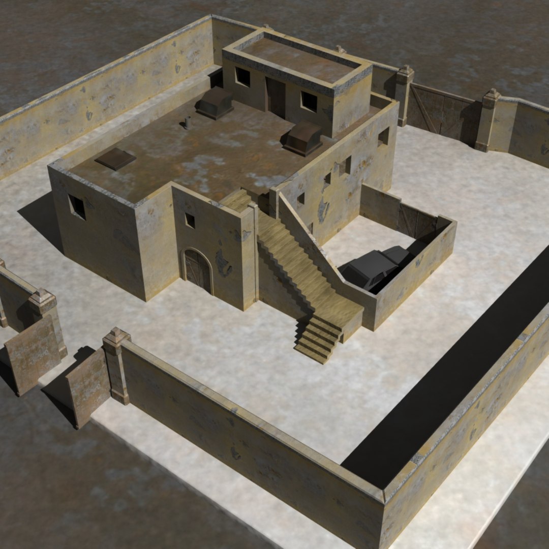 3d arab house model