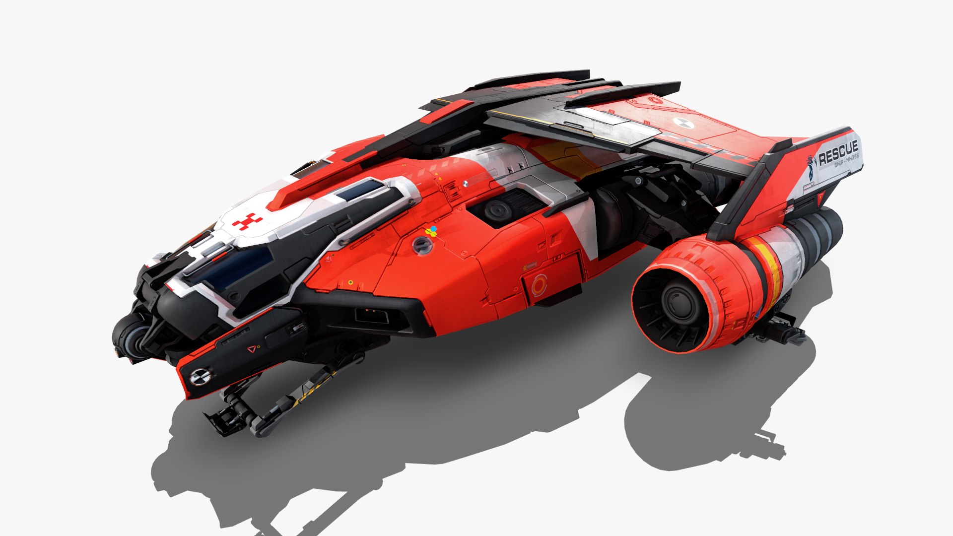 Sf Rescue Ship Model - TurboSquid 1647039