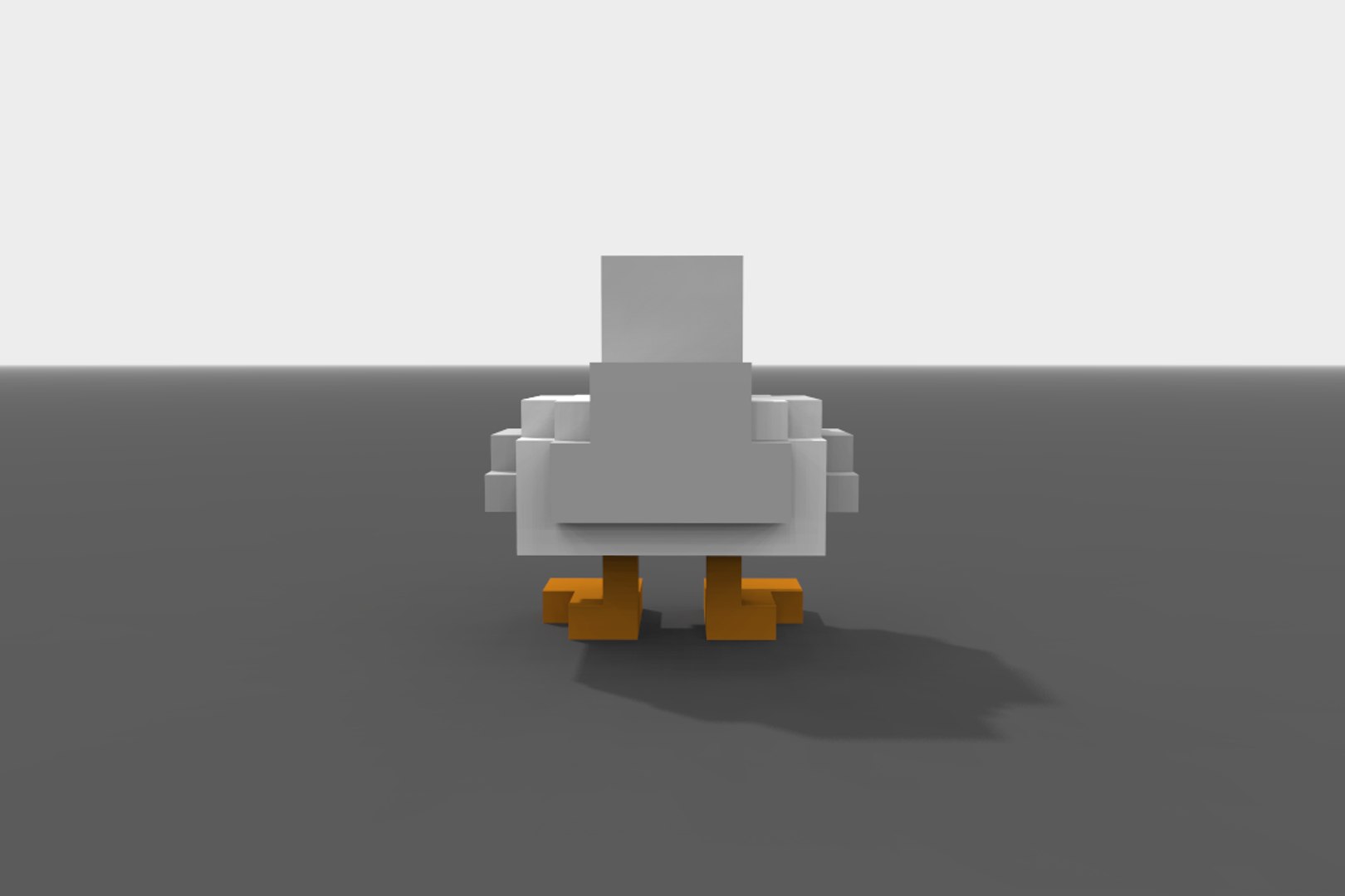 Voxel Duck Low-poly 3D Model - TurboSquid 1190969