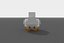 Voxel Ente Low-Poly