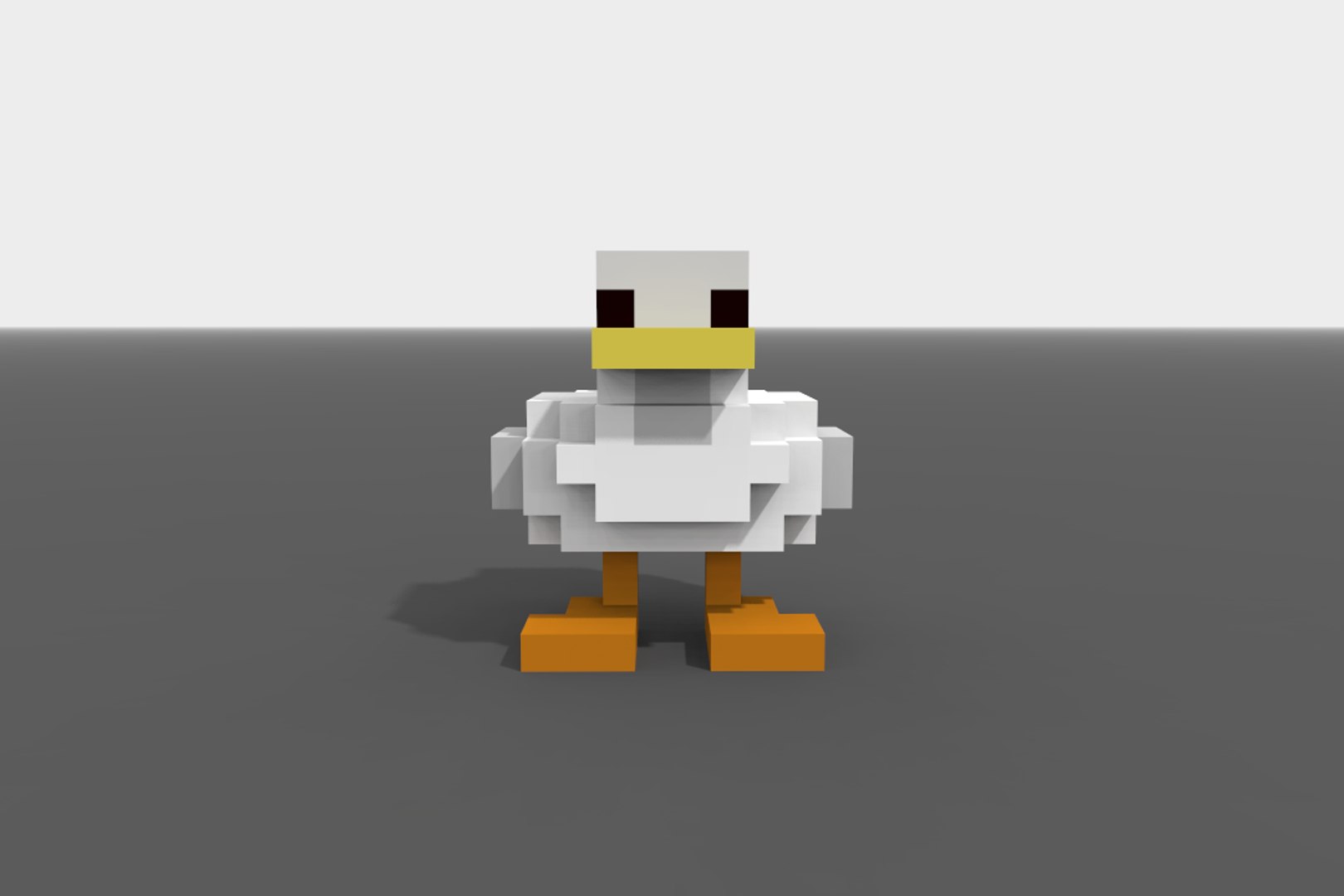 voxel duck low-poly 3D model https://p.turbosquid.com/ts-thumb/mn/jGdguf/frh2RDP1/pat1/png/1502369772/1920x1080/fit_q87/5dff3bb77d4136bac304aa0ee846eb4d0f4f0e70/pat1.jpg