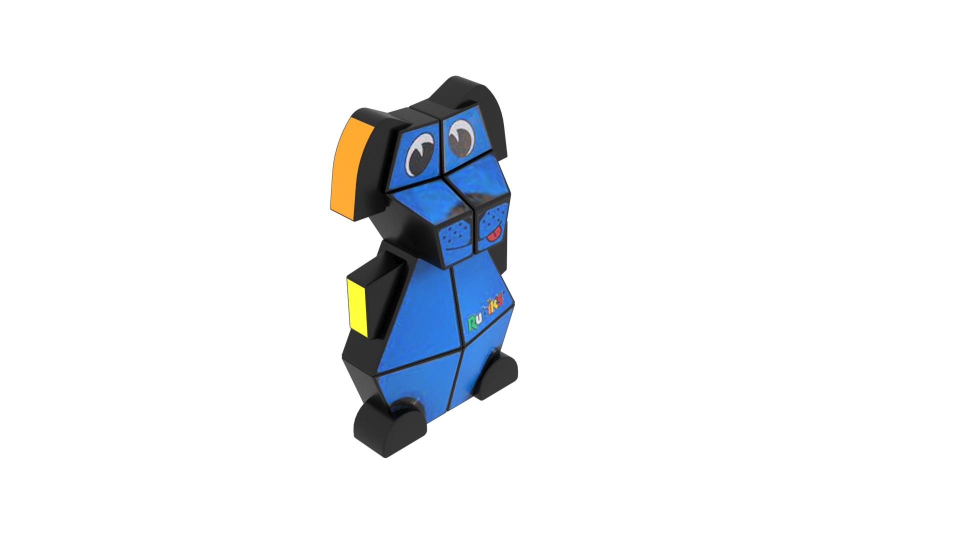 Dog Rubiks Cube 3D Model - TurboSquid 1805462