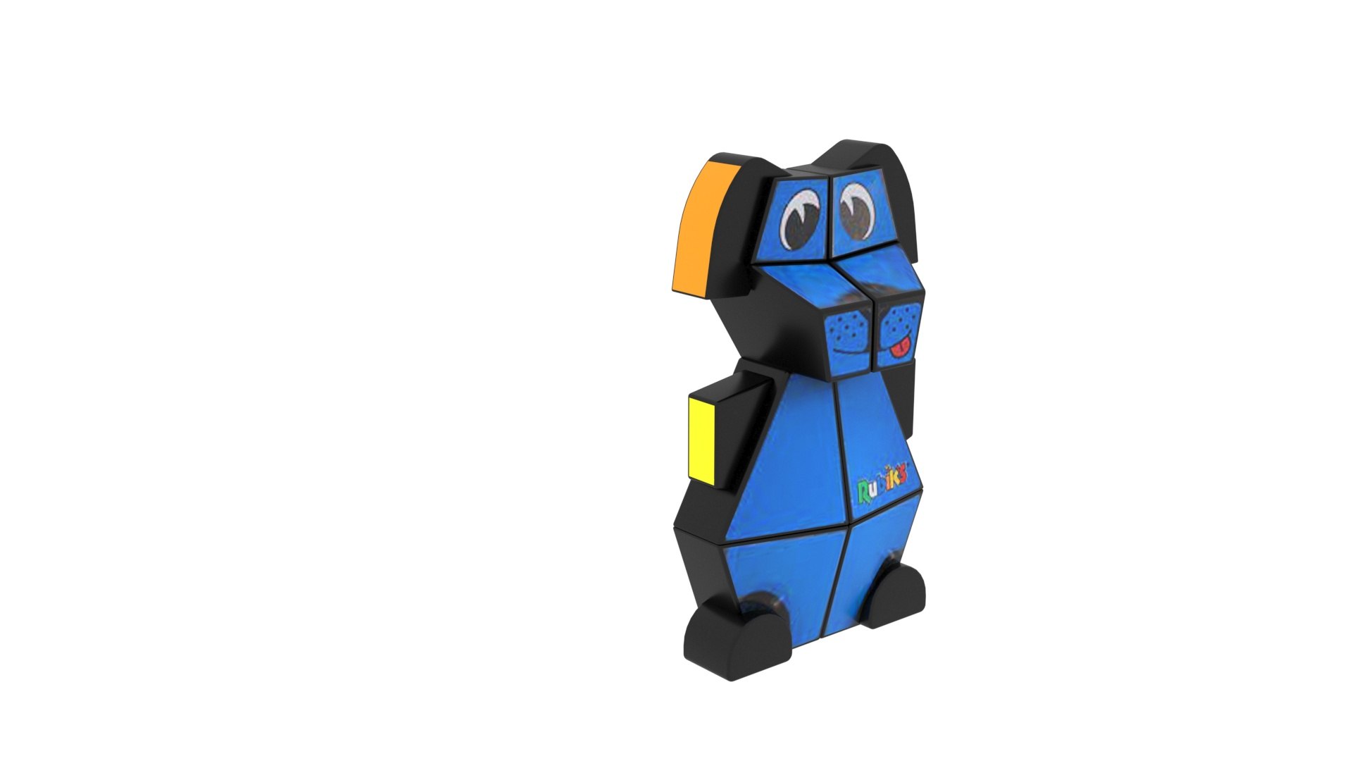 Dog Rubiks Cube 3D Model - TurboSquid 1805462