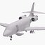 dassault falcon 2000lxs 3d model