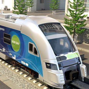 Speed Train Europe Express model