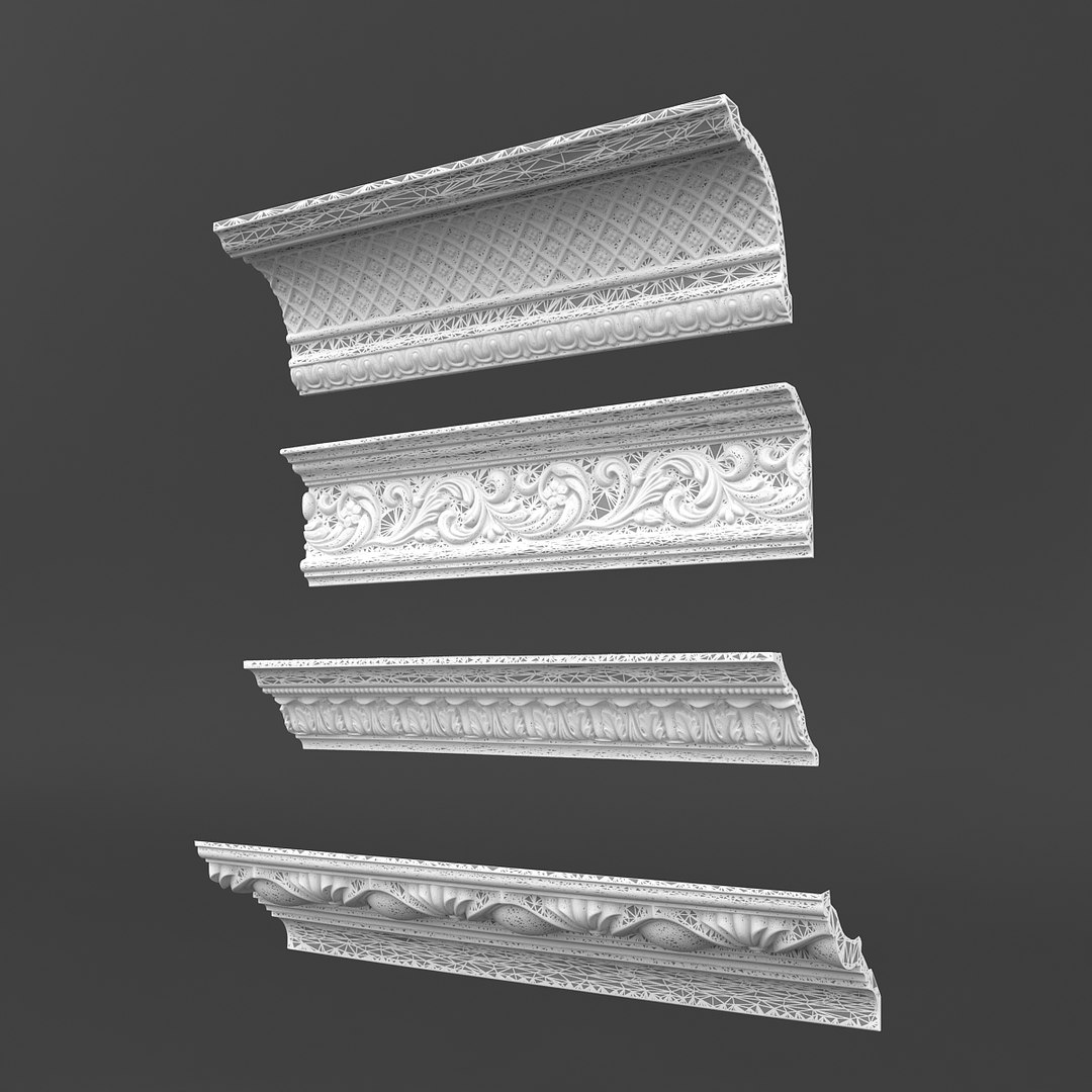 3D Classic Ceiling Pattern 05 Model - TurboSquid 1517151
