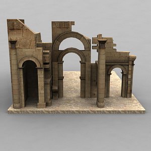 3d model romanruinspalmyra