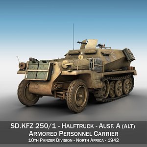 SD.KFZ 250/1 - Halftruck - 10PD