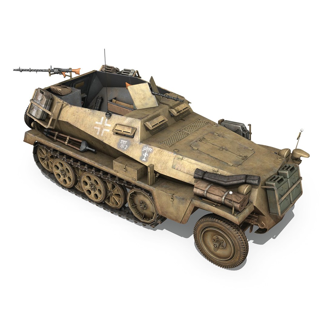 Sd Kfz 250 1 Model - TurboSquid 1177667