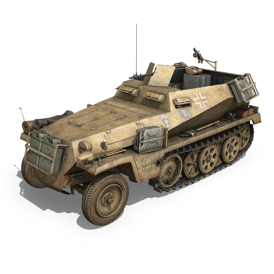 Sd Kfz 250 1 Model - TurboSquid 1177667