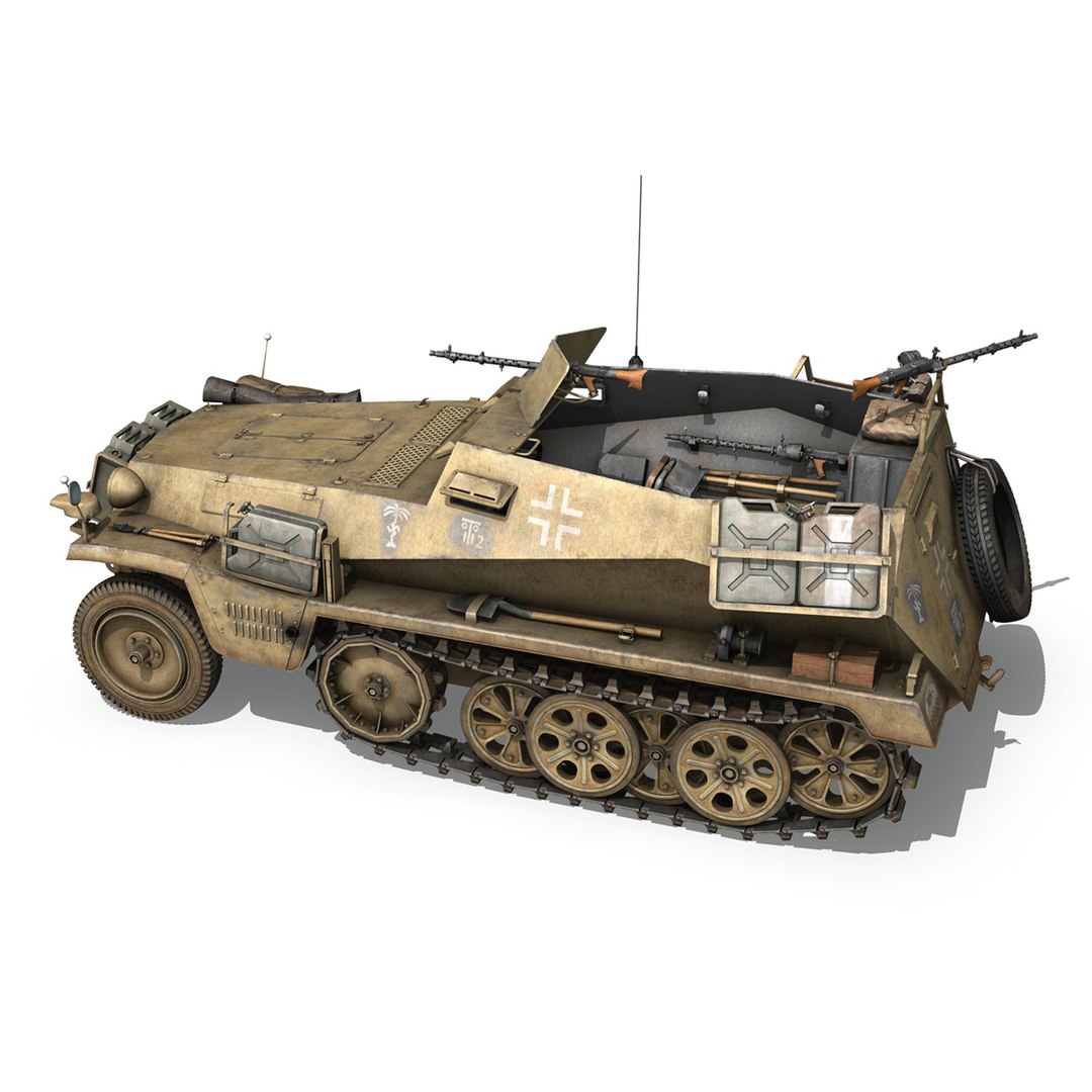 Sd Kfz 250 1 Model - TurboSquid 1177667