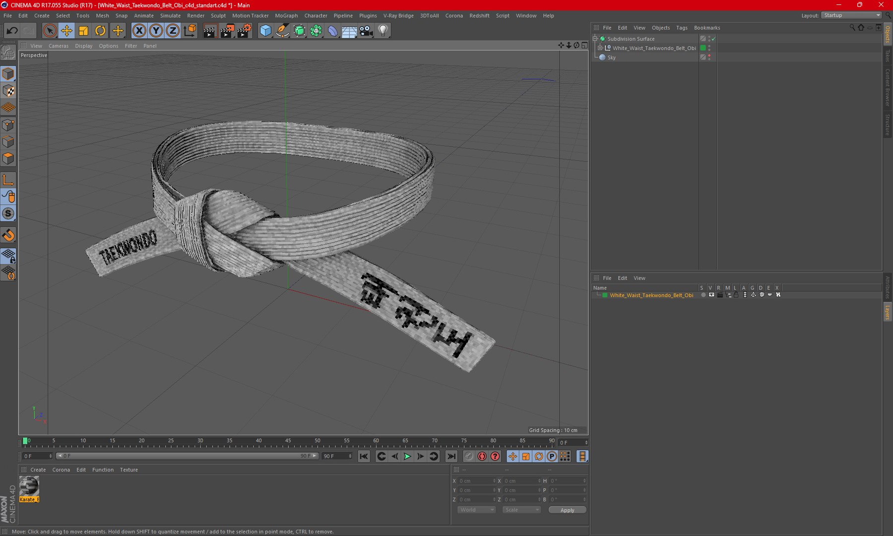 3D model White Waist Taekwondo Belt Obi https://p.turbosquid.com/ts-thumb/mo/81niwG/HY/whitewaisttaekwondobeltobic4dmodel014/jpg/1696347489/1920x1080/fit_q87/1e6a81199380b5cbc862cabeeb7d8f5c3dc5e2ef/whitewaisttaekwondobeltobic4dmodel014.jpg