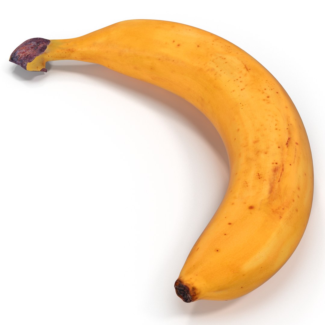 Banana 3 3D Model 3D model preview