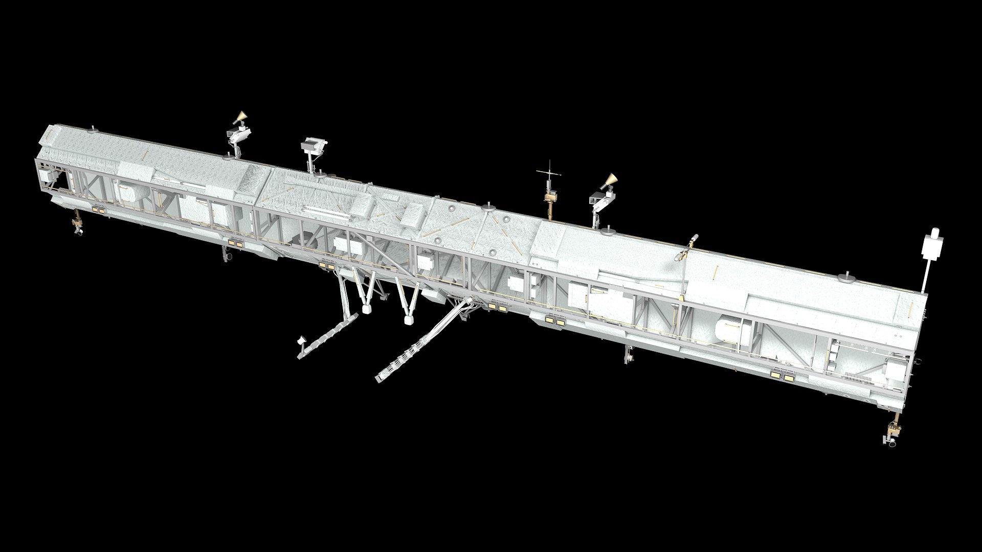 C4d Iss Inner Truss Segments