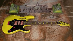 steve vai ibanez jem777v c4d