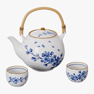 Vintage oriental teaset