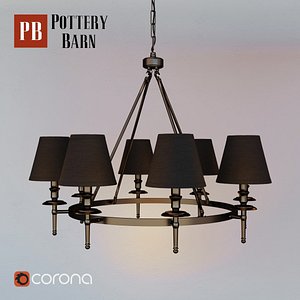 3D collins chandelier sconce