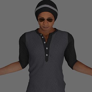 3D model Rigged Male Character 36