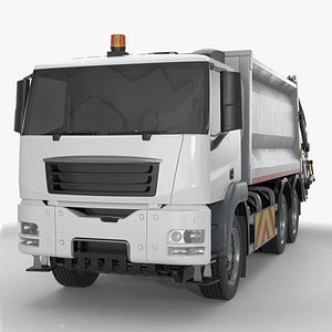 Generic Garbage Truck 02 3D model