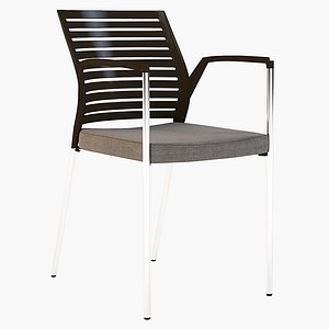 3D Source Hall Stacking Chair model