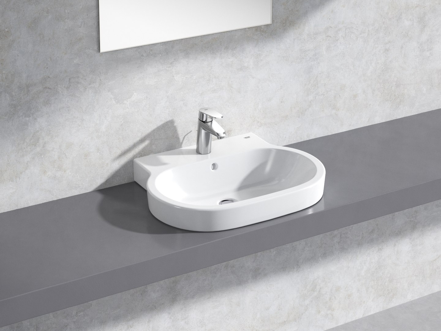 3D eurocosmo countertop basin 60 - TurboSquid 1389488