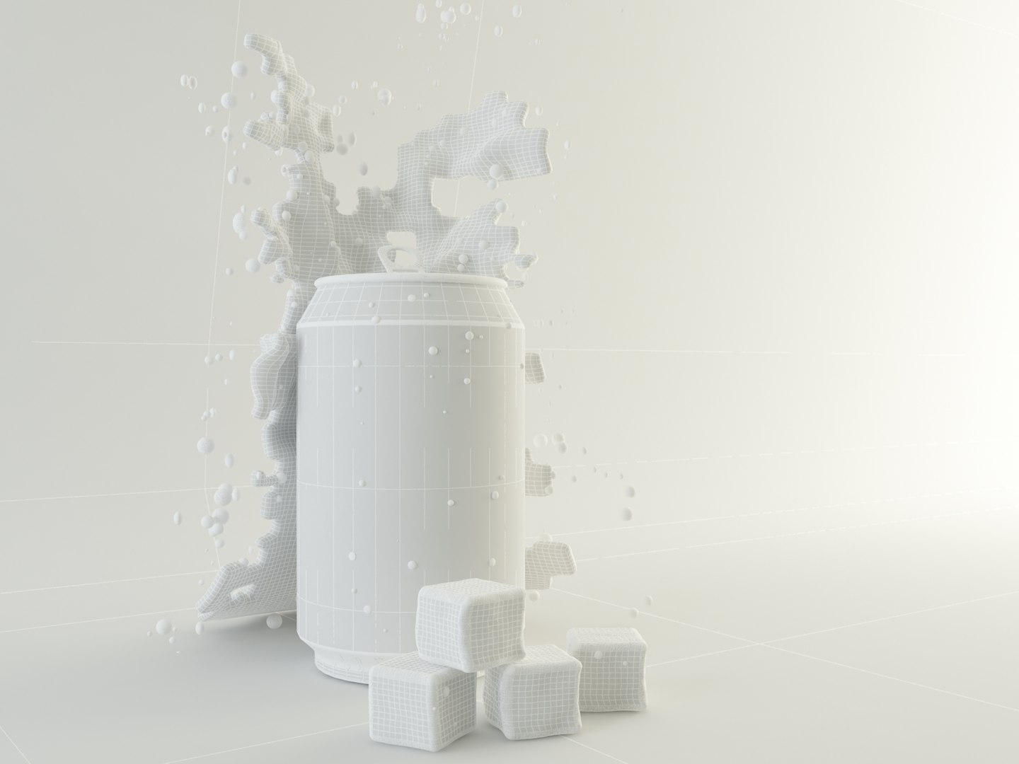 3d ice tea