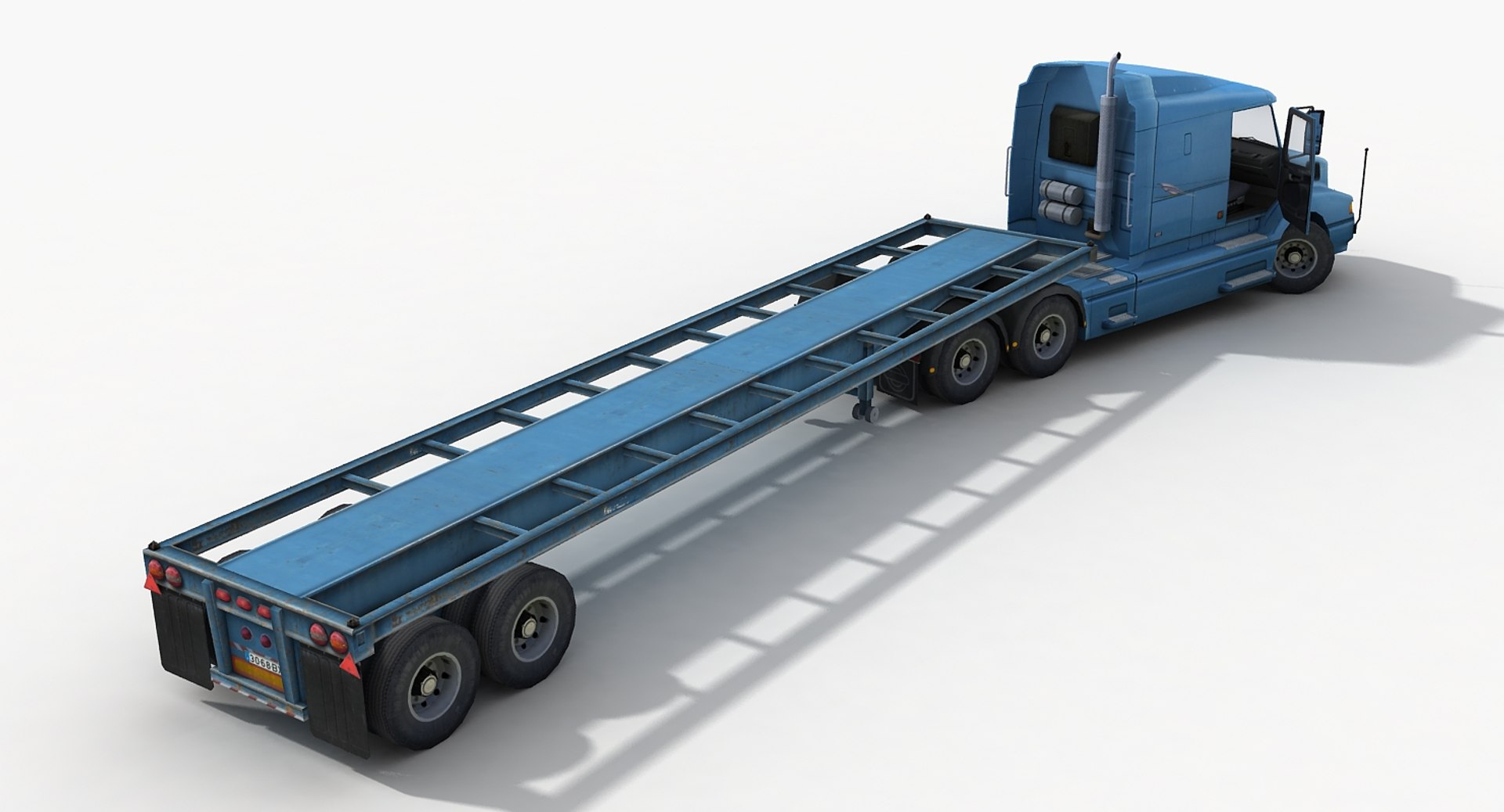 3d Container Truck