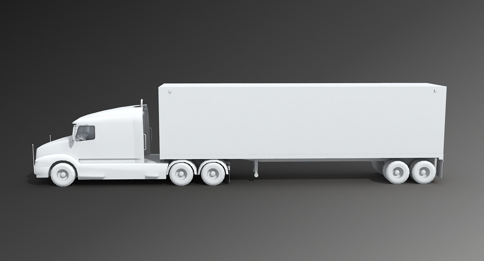 3d Container Truck
