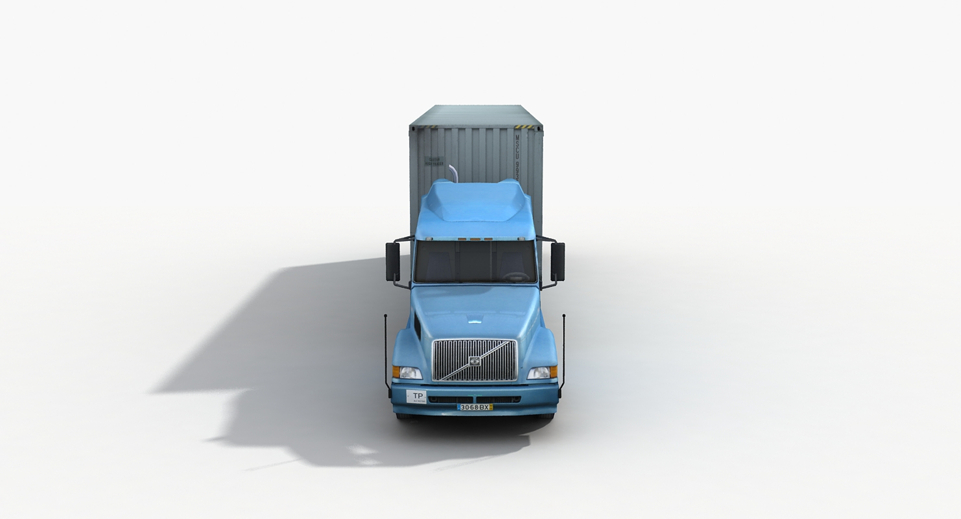 3d Container Truck