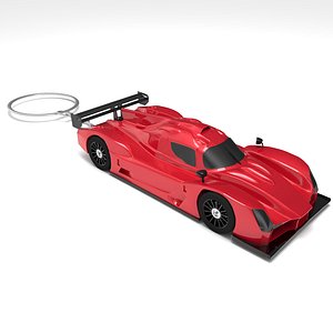 Sports Car Keychain 3D