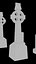 Low Poly Cemetery Prop Collection for Environment Design