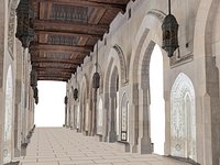 Oman Mosque Corridor