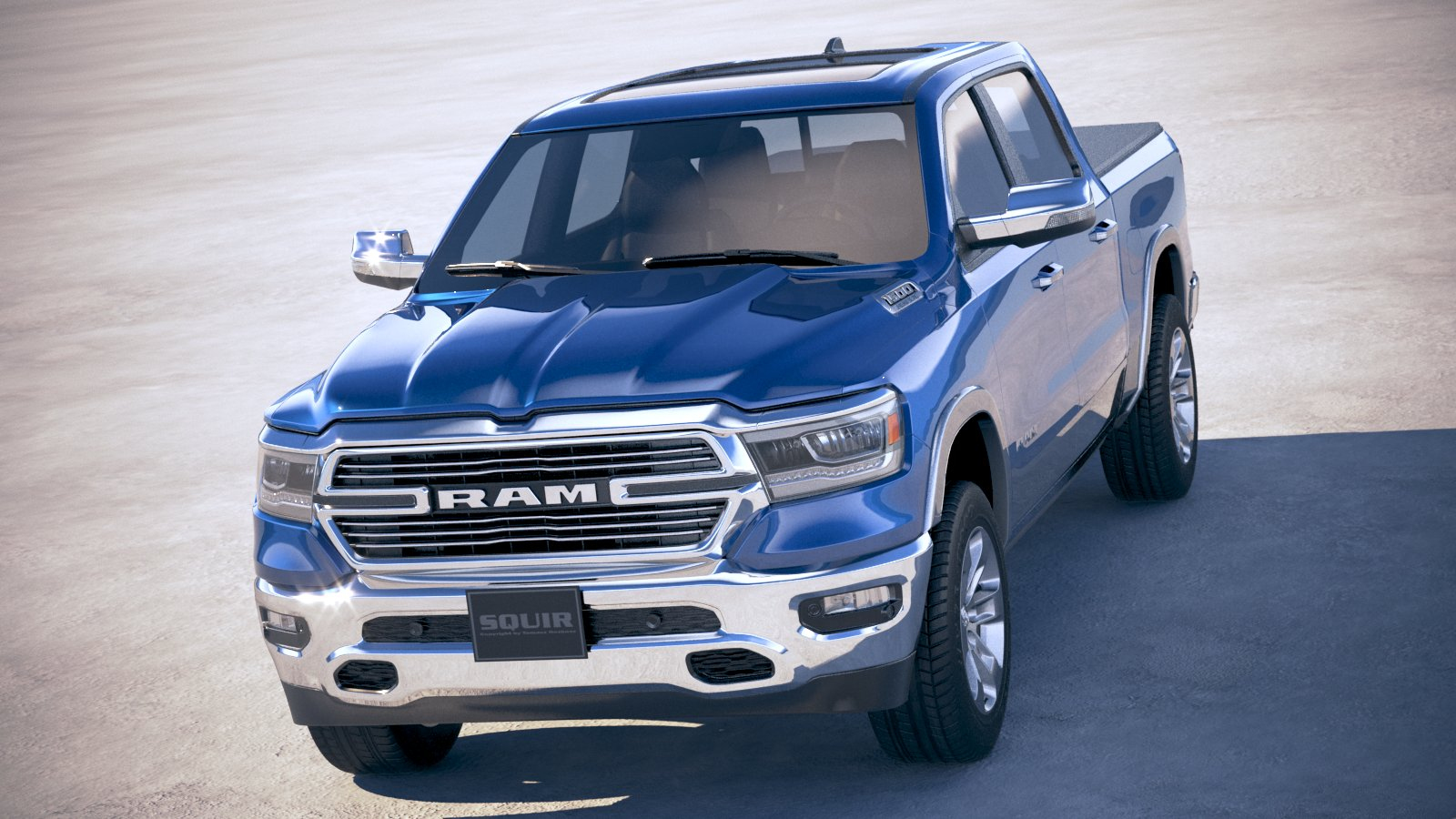 3D dodge ram laramie - TurboSquid 1347095