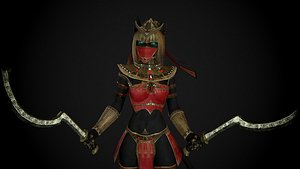 Sekhmet - Game Ready Low-poly 3D model 3D model