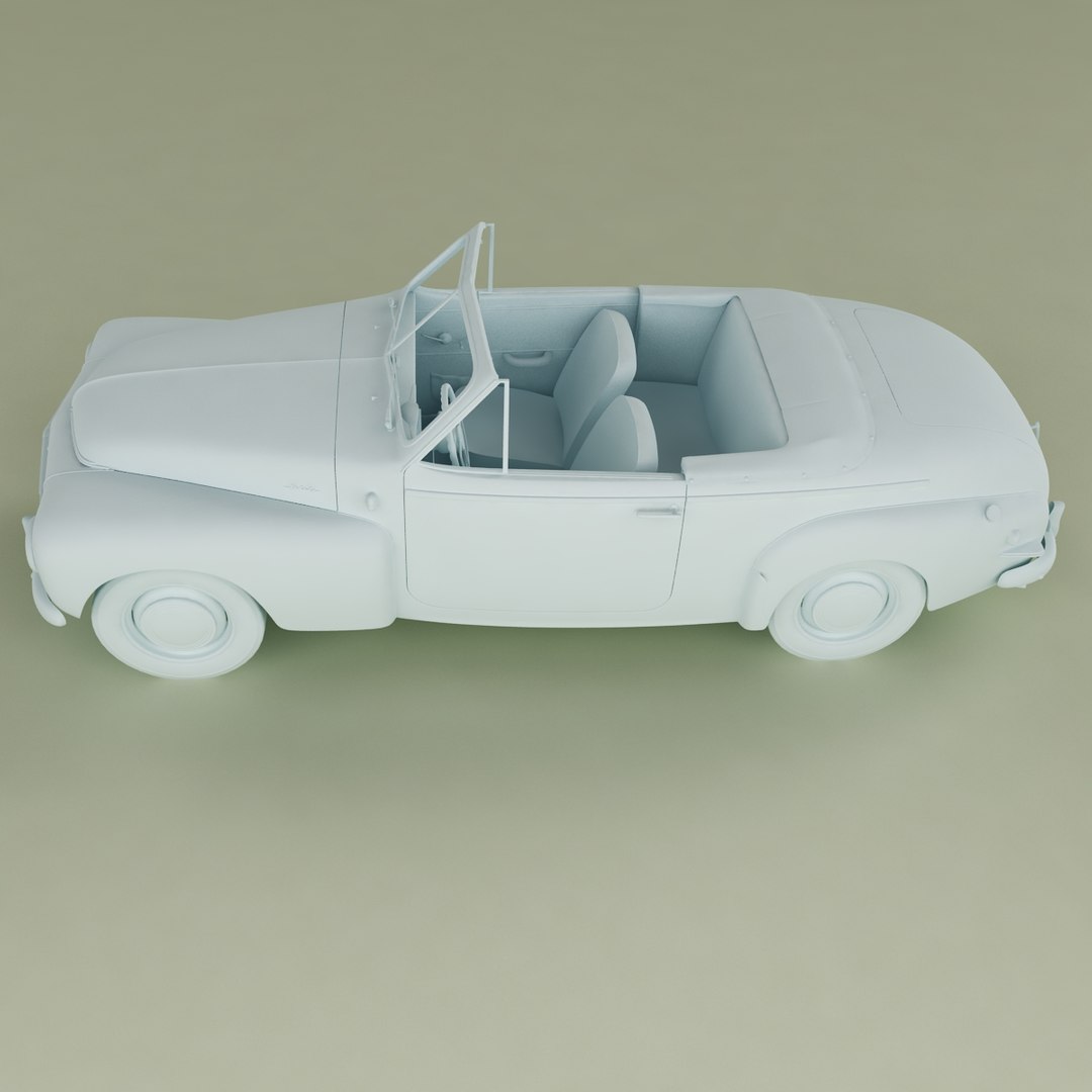 3D Volvo PV445 Convertible - TurboSquid 1730655