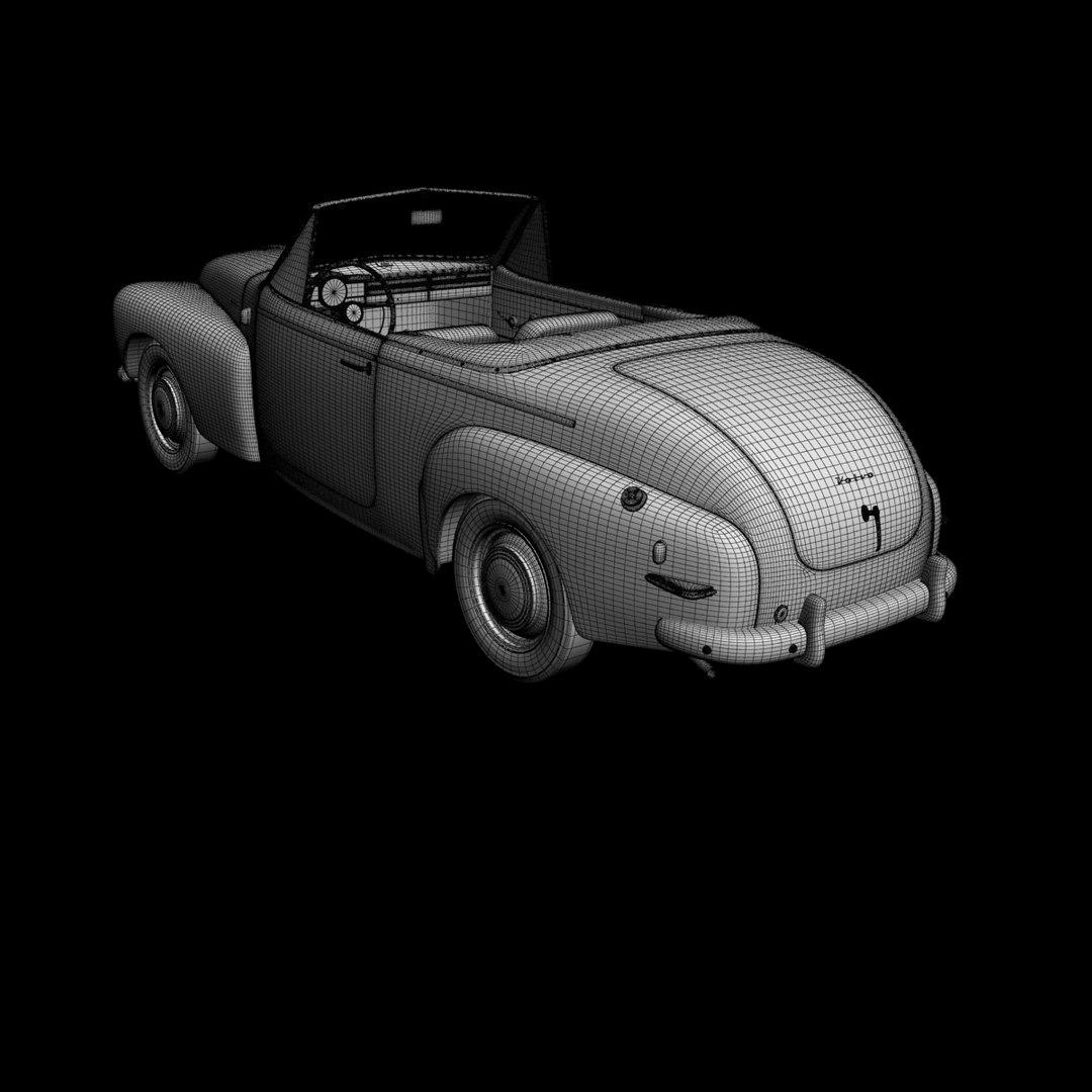 3D Volvo PV445 Convertible - TurboSquid 1730655