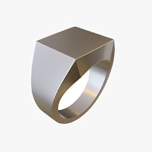 SIGNET MEN RING SQUARE