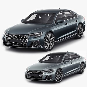 Audi A8 and A8L 2022 3D model