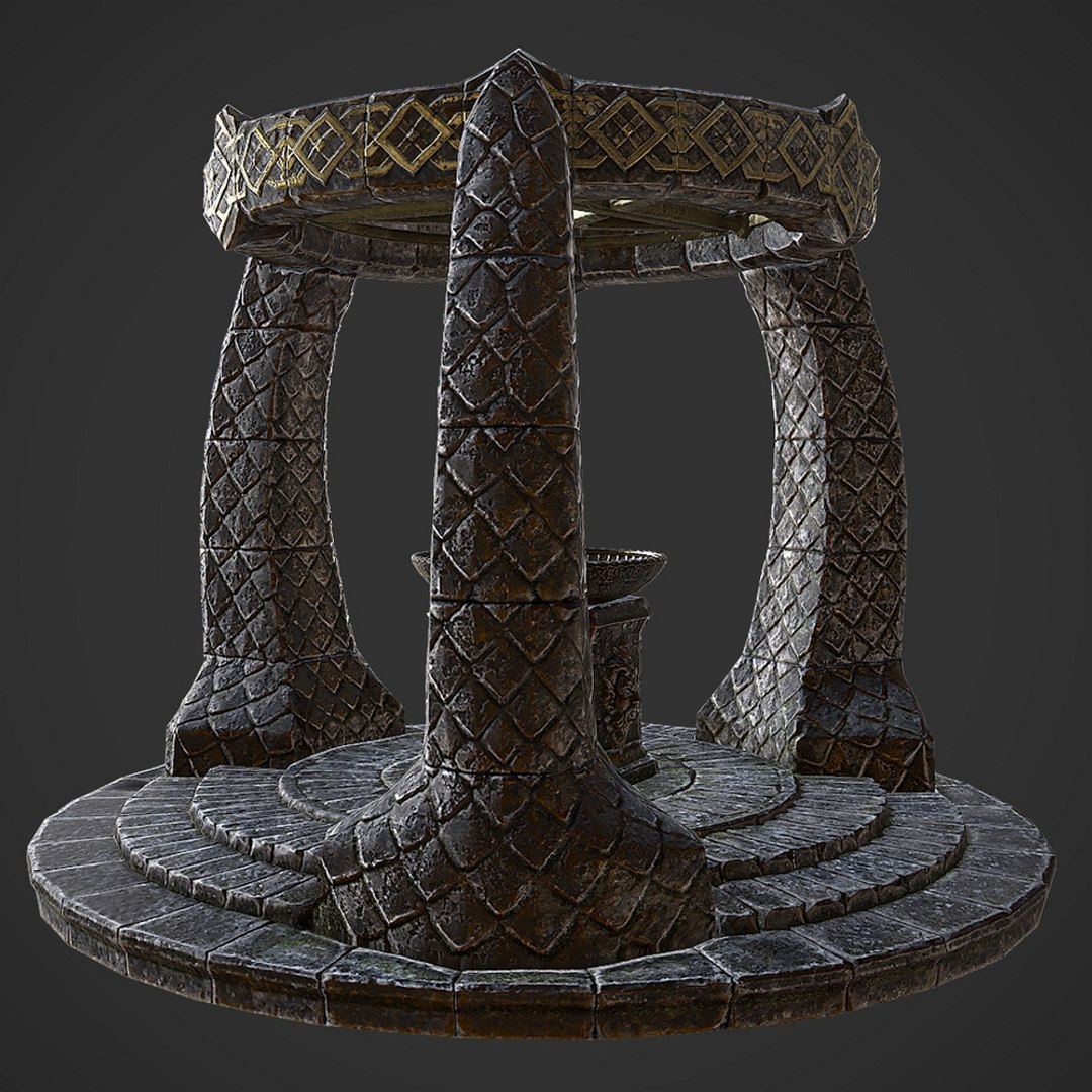 Shrine 3d Obj