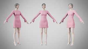 3D model Dress 51 Carissma