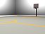 Баскетбольная площадка LowPoly