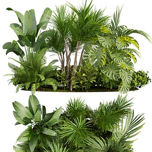 3D plant vol 858 - outdoor - garden - leaf model