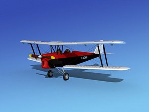 De Havilland Tiger Moth 3D Models for Download | TurboSquid