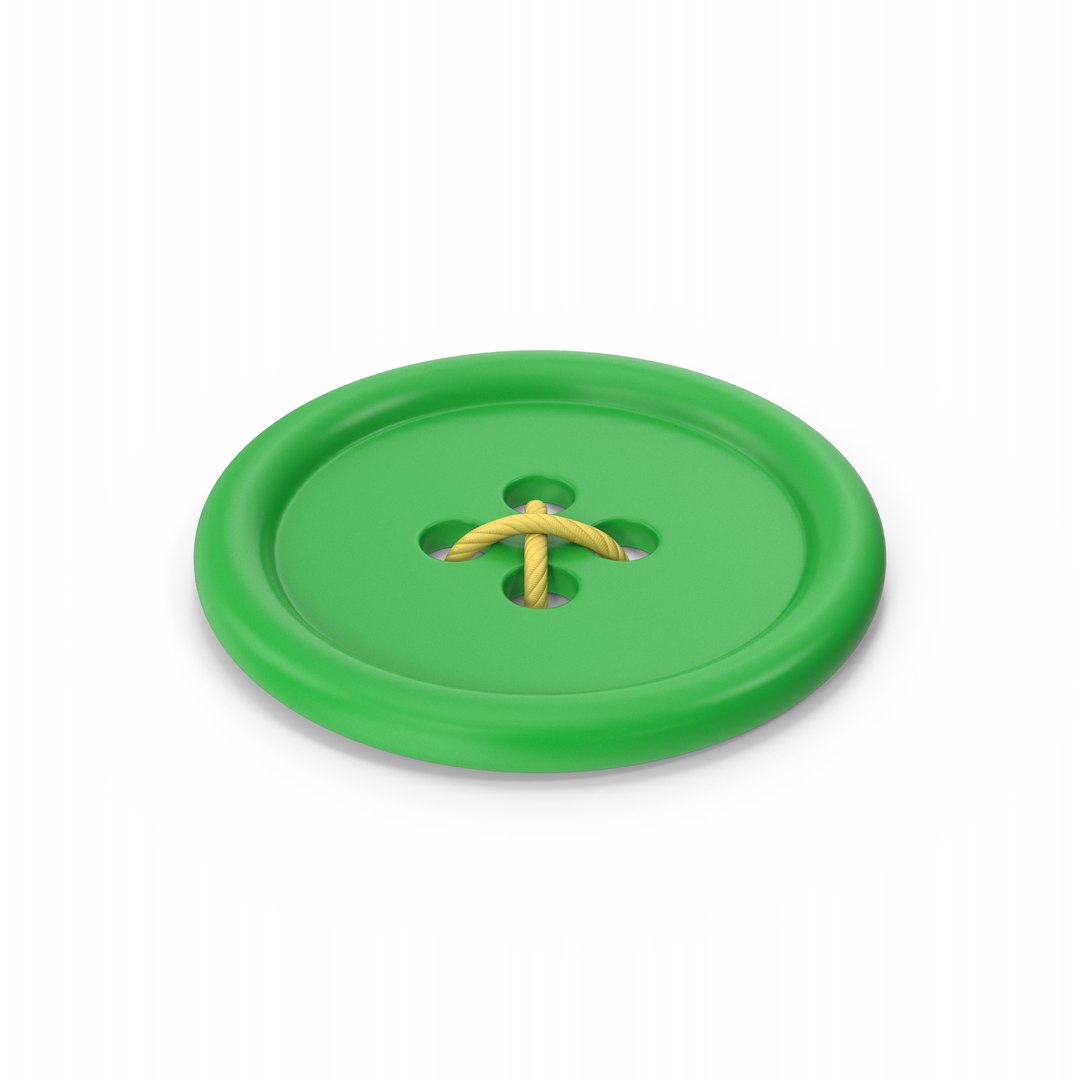 Cloth Button 3D Model - TurboSquid 2228173