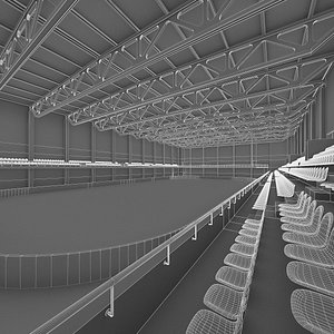 Ice Hockey Arena Interior 3D model