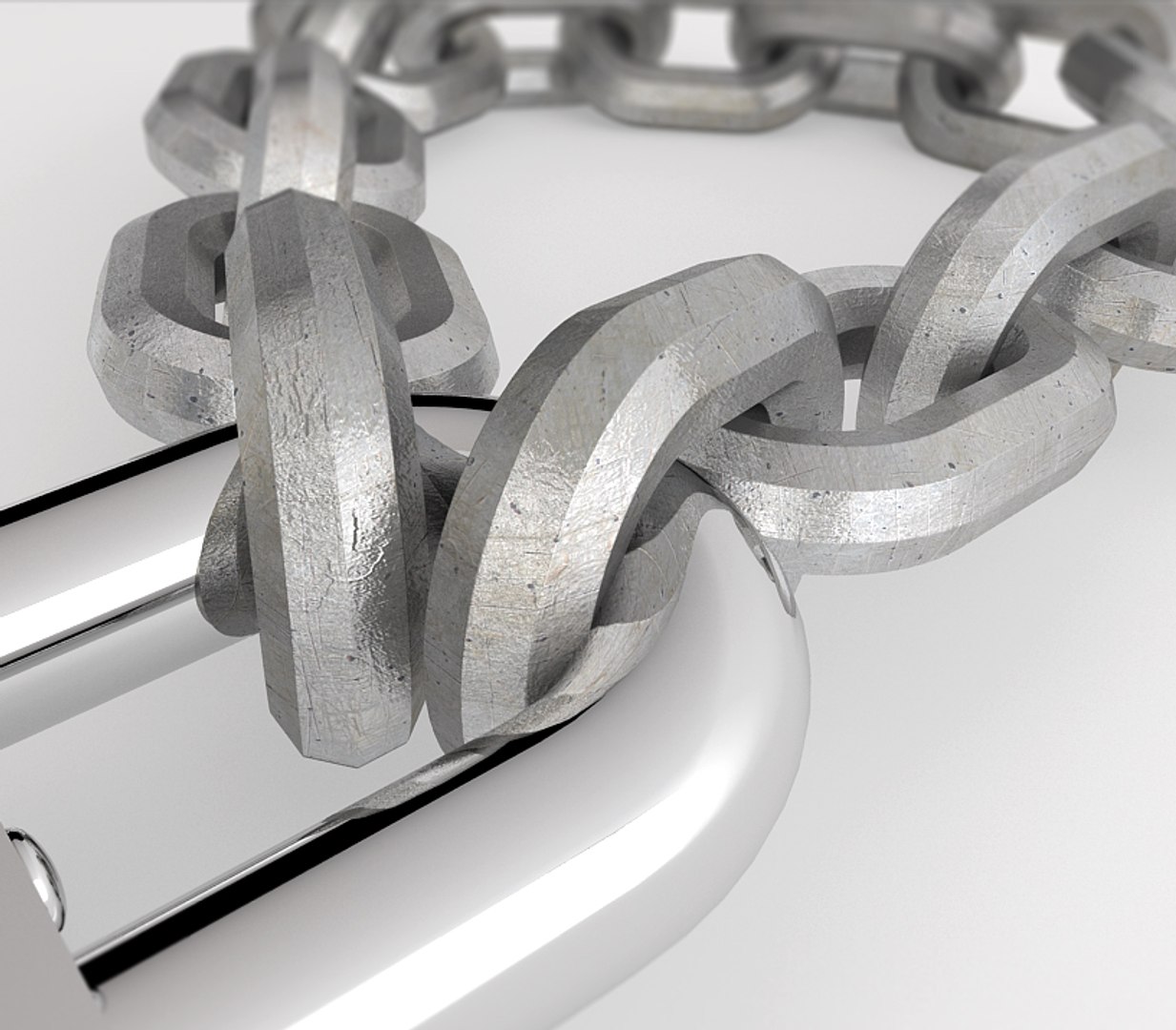 3d Model Of Chain Cadenas