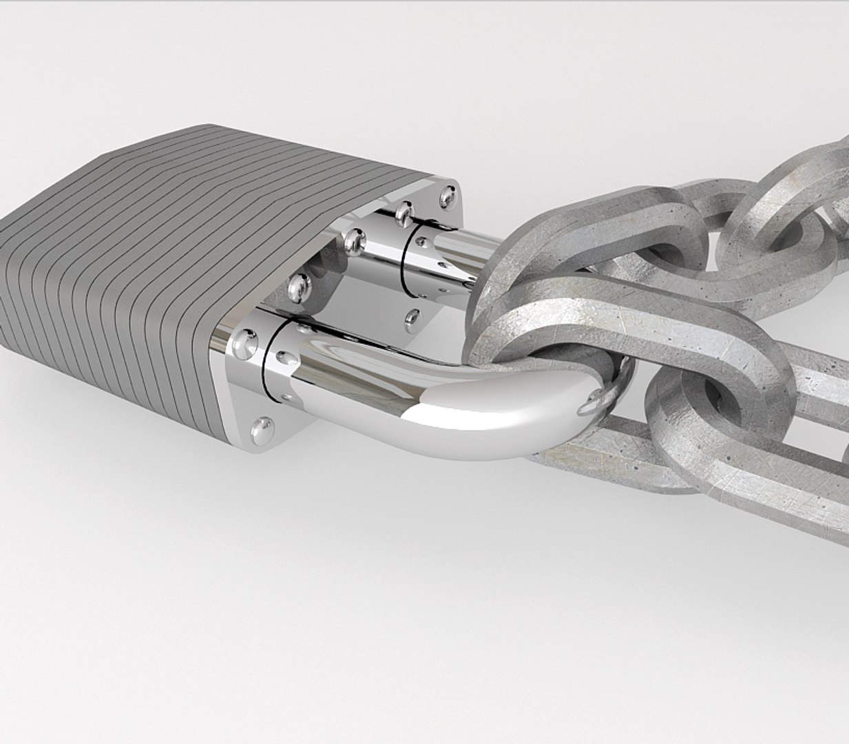 3d Model Of Chain Cadenas